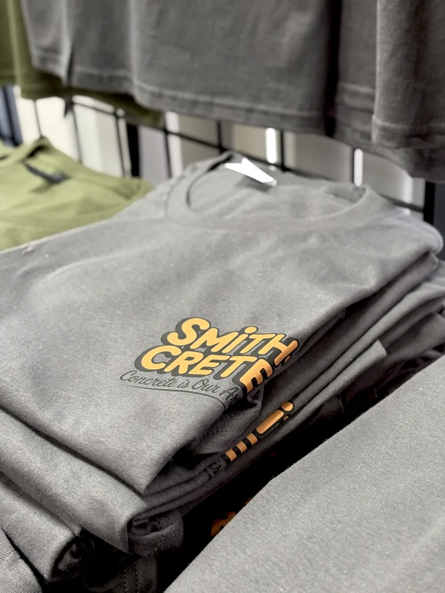 DTF printed garment folded and ready for pickup