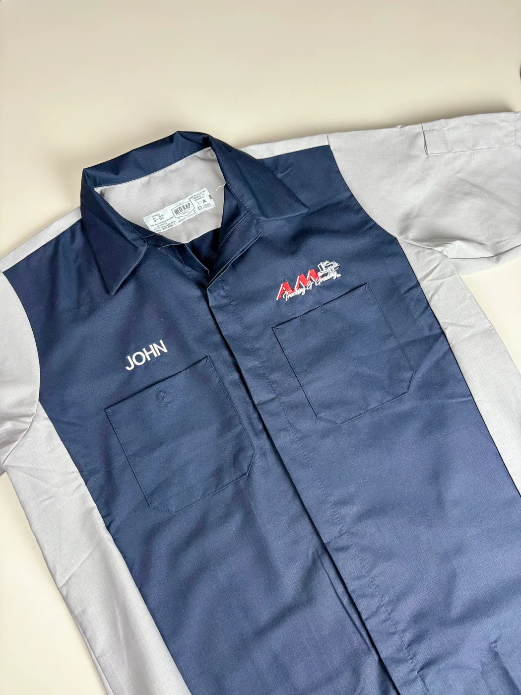 Made-to-order branded apparel for a small company program